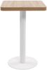vidaXL Bistrotisch Hellbraun 50x50 cm MDF 286426 Bild 2