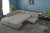 Eckschlafsofa, 'Manama', 85 x 206 x 280, Creme Bild 3