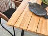 Gartenesstisch Laurion aus Aluminium und Teak, modern, naturfarben und schwarz, 230x100 cm, für 8–10 Personen Bild 3