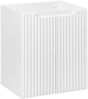 Waschtischunterschrank 50cm, weiß und Eiche, NEWPORT-56-WHITE Bild 5