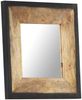 vidaXL Spiegel 50x50 cm Mango Massivholz 321629 Bild 2