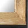 vidaXL Spiegel 50x50 cm Mango Massivholz 321629 Bild 4