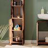 Badschrank Kiko Eiche rustikal 30 x 190 cm Vicco Bild 5