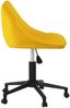 vidaXL Bürostuhl Drehbar Senfgelb Samt [335491] Bild 4