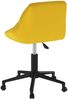 vidaXL Bürostuhl Drehbar Senfgelb Samt [335491] Bild 5