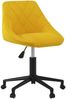 vidaXL Bürostuhl Drehbar Senfgelb Samt [335491] Bild 2