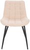 HOME DELUXE Polsterstuhl Esszimmer Cord IKALO – 6er Set Creme Bild 4