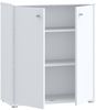 Kommode >Tembi< in Weiß - 73.7x85.5x34.8cm (BxHxT) Bild 5
