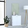 Kommode >Tembi< in Weiß - 73.7x85.5x34.8cm (BxHxT) Bild 2