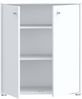 Kommode >Tembi< in Weiß - 73.7x85.5x34.8cm (BxHxT) Bild 4