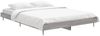 vidaXL Bettgestell Grau Sonoma 140x190 cm Holzwerkstoff 832283 Bild 3