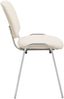 CLP Stuhl Ken Chrom Kunstleder stapelbar und mit modernem Design,creme Bild 4
