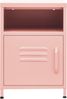 vidaXL Nachttisch Rosa 35x35x51 cm Stahl 336220 Bild 3