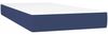 vidaXL Boxspringbett mit Matratze Blau 120x190 cm Stoff 3269908 Bild 5