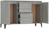 vidaXL Sideboard Grau Sonoma 102x35x70 cm Holzwerkstoff 815166 Bild 5