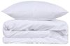 Luxusbetten24 Bettwäsche Premium Satin Bettwäsche Weiß, Baumwolle Bild 4