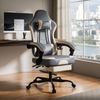 Gaming Chair Bürostuhl Ergonomischer Computerstuhl mit Fußstütze und Kissen Bild 2