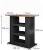 Bartisch Repose Goldkraft Eiche/Anthrazit 110 x 65 cm Vicco Bild 2