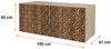 ALTDECOR Lowboard VIRA, Fernseher schrank, TV Kommode, TV Tisch, TV Sideboard, TV Boar Bild 3