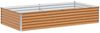 vidaXL Hochbeet Hellbraun 195 x 100 x 36 cm Verzinkter Stahl 42017359 Bild 2