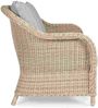 Gartensofa Ayita New mit Kissen, Geflecht und Aluminium, skandinavisch, sand-beige, Outdoor geeignet Bild 3