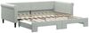vidaXL Tagesbett Ausziehbar Hellgrau 100x200 cm Samt 3197778 Bild 2