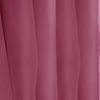 Stangendurchzug-Bistrogardine in B160cm x L60 cm, transparente uni Scheibengardine Voile in vielen verschiedenen Farben erhältlich (bordeaux - beere) Bild 4