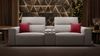 Sofanella Kinocouch LENOLA Stoffsofa Homecinema 2-Sitzer in Grün XXL: 276 Breite x 109 Tiefe Bild 5