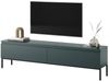 Selsey Bemmi TV-Lowboard TV-Schrank, Dunkelgrün mit schwarzen Metallbeinen, 175 cm Bild 5