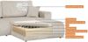 Beautysofa Ecksofa Porto mit universelle Ottomane, mit Bettfunktion und Bettkasten Bild 4
