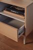 Selsey 'Layen' Nachttisch mit Schublade und offenem Fach, Eichenholzoptik / Kaschmirgrau Bild 4