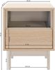 Selsey 'Layen' Nachttisch mit Schublade und offenem Fach, Eichenholzoptik / Kaschmirgrau Bild 5