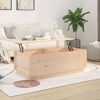 vidaXL Couchtisch 100x50x35 cm Massivholz Kiefer 813420 Bild 3