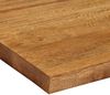 vidaXL Tischplatte 80x50x2,5 cm Rechteckig Massivholz Mango 371589 Bild 5