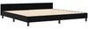 vidaXL Boxspringbett mit Kopfteil Schwarz 200 x 200 cm Samt 3344965 Bild 4