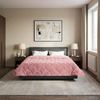 vidaXL Winterbettdecke Rosa 200 x 200 cm Mikrofaser und Teddy-Fleece 42026340 Bild 4