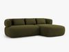 Micadoni 5-Sitzer Ecksofa Jenny Rechts Samt Salvador Grün Bild 2