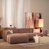 Bronx71 Ecksofa Maine Bouclé rot/rosa links Bild 4