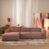 Bronx71 Ecksofa Maine Bouclé rot/rosa links Bild 3