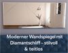 ibonto WANDSPIEGEL Transparent Designspiegel Modern (H 120 x T 120 x B 60 cm) Bild 2