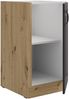 Unterschrank 40 cm Stilo Grau + Eiche Artisan Küchenzeile Küchenblock Küche Bild 2