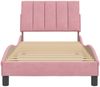 vidaXL Bettgestell ohne Matratze "Hanko" Rosa 90x200 cm Samt 3207830 Bild 5