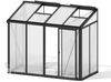 GFP Gewächshaus Anlehngewächshaus Flora 22 - Aluminium - 137x132 cm - 16 mm Polycarbonat-Platten Bild 4