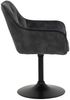 2er Set Stuhl Birte - Samtvelour Vintage Anthrazit Bild 3