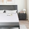 vidaXL Matratzenauflage, Jacquard Stoff weiß, Höhe 7 cm, 180x200 cm Bild 3