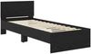 vidaXL Bettrahmen Schwarz Eichen-Optik 75 x 190 cm Holzwerkstoff 885843 Bild 5