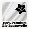 Seralino Bettwäsche Mako Satin Bettwäsche (100% Bio Baumwolle) mit Kissenbezug, 3 teilig, Fairtrade/ GOTS zertifiziert, uni Bettwäsche Set mit Reißverschluss Bild 3