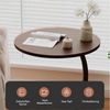 Holz Lichter Beistelltisch Beistelltisch C-Form Kaffeetisch, Laptoptisch, Sofatisch, Couchtisch, C-Modell Bild 3