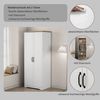 OTTO home Kleiderschrank Emmilia Schrank Schlafzimmerschrank im Landhaus Design Landhaus Schrank mit 2 Türen in Breite 82,7cm, Höhe 2m Bild 3