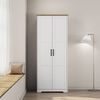 OTTO home Kleiderschrank Emmilia Schrank Schlafzimmerschrank im Landhaus Design Landhaus Schrank mit 2 Türen in Breite 82,7cm, Höhe 2m Bild 2